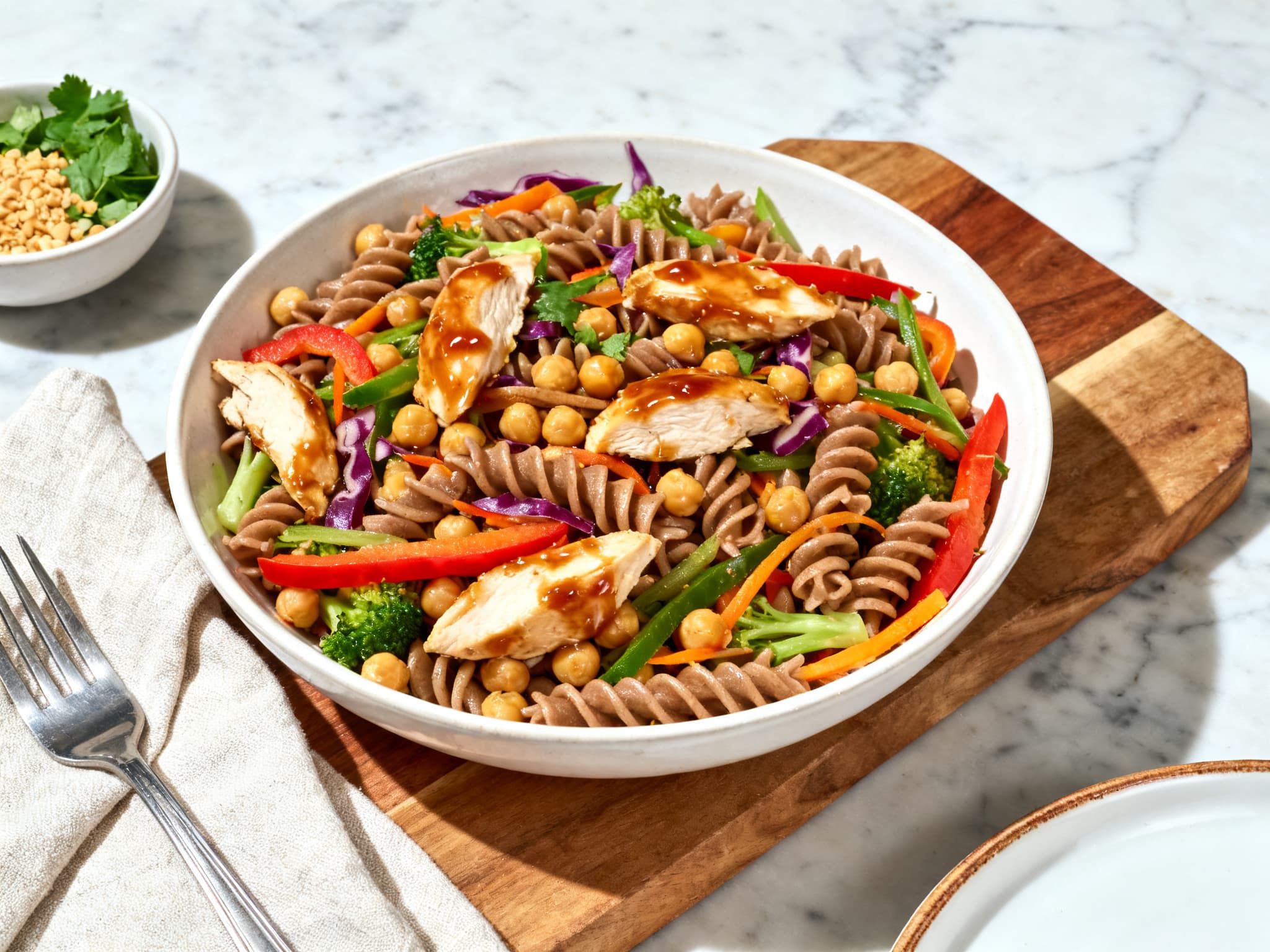 Thai-Inspired Chicken Pasta Salad
