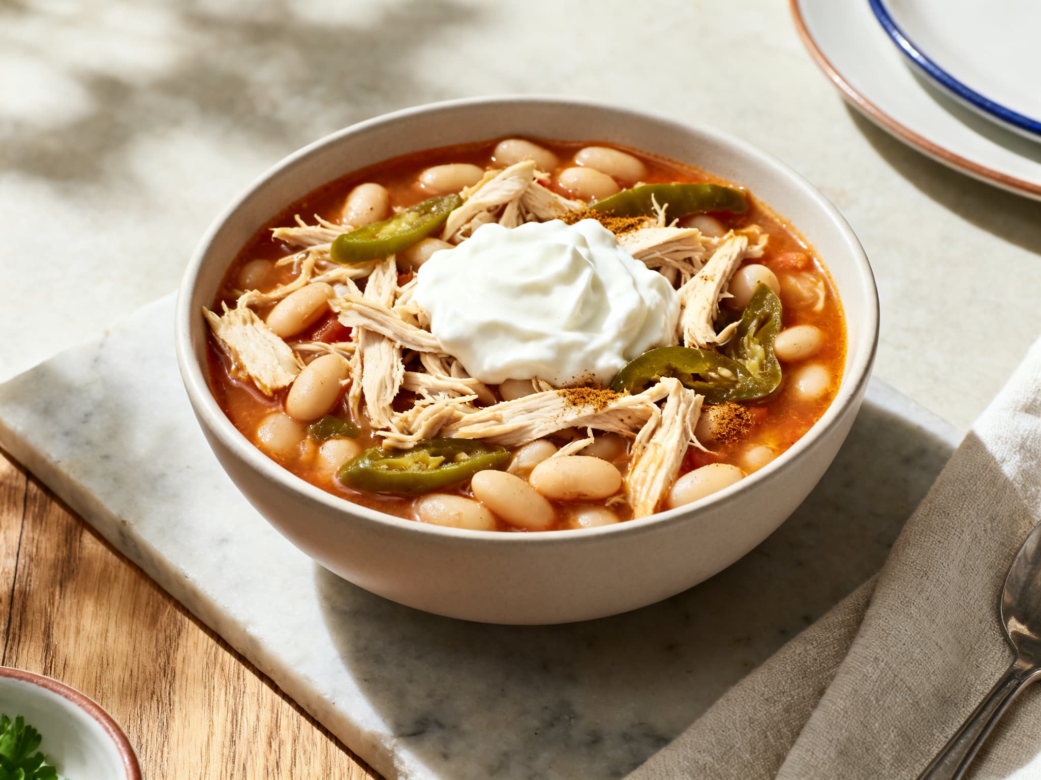 Slow-Cooker White Chicken Chili
